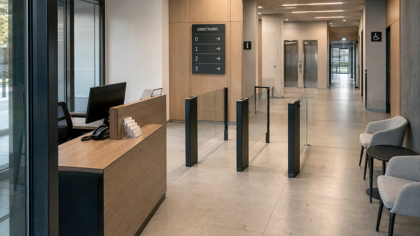Control d’accessos i recepció