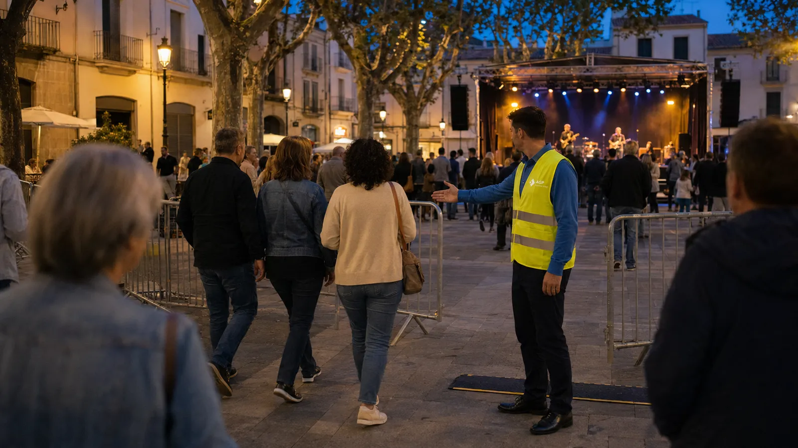 Profesional de AGP dando la bienvenida